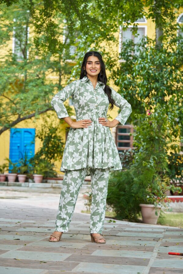 Nature Bloom Fit & Flare Co-Ord Set